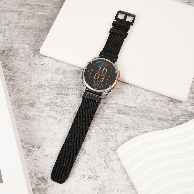 Watch Strap Manufacturer - OEM 20mm-26mm Quick Release Nylon Canvas for Garmin
