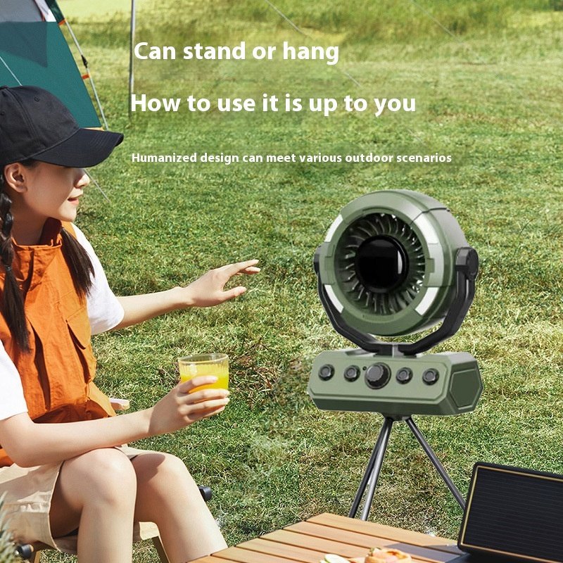 Rechargeable Fan Manufacturer - OEM High-Speed Oscillating Outdoor for Camping