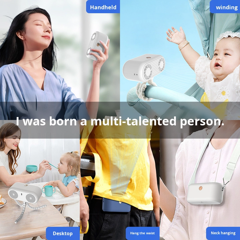 Baby Stroller Fan Manufacturer - OEM New Multi-Function Rechargeable USB Octopus