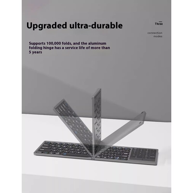 Folding Keyboard Manufacturer - OEM New Portable Full-key Wireless with Touchpad