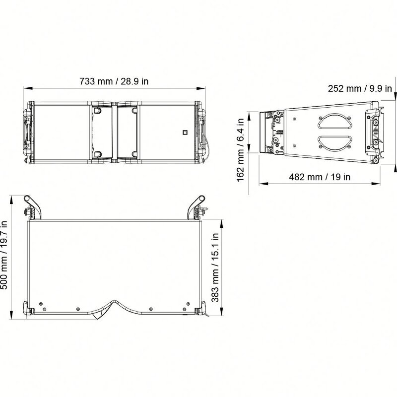 Line Array Loudspeaker System Manufacturer - OEM KaraII Active with DSP Class D