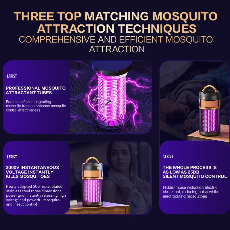 Mosquito Killer Lamp Manufacturer - OEM Electric Indoor Attractant Rechargeable