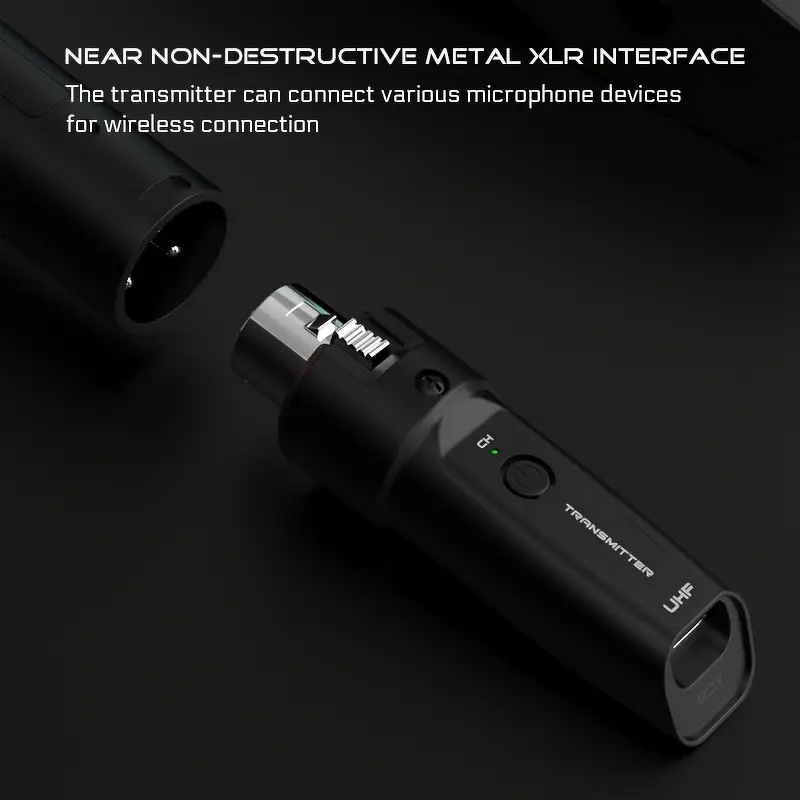 Wireless Microphone System Manufacturer - OEM Professional UHF Plug-on XLR Dual