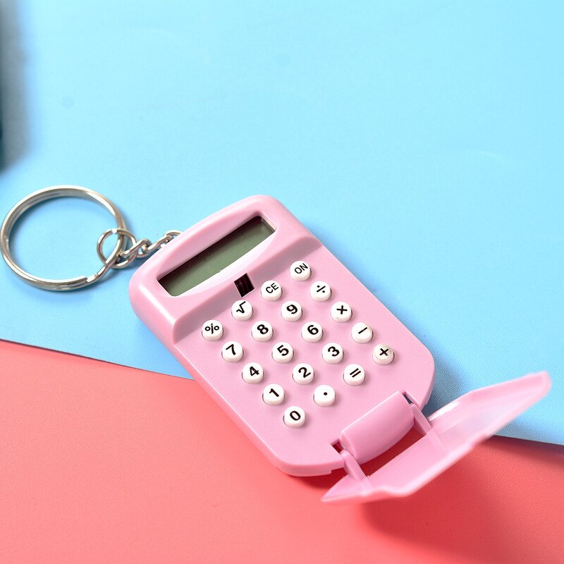 Calculator Keychain Manufacturer - OEM Custom Logo Mini Plastic Portable