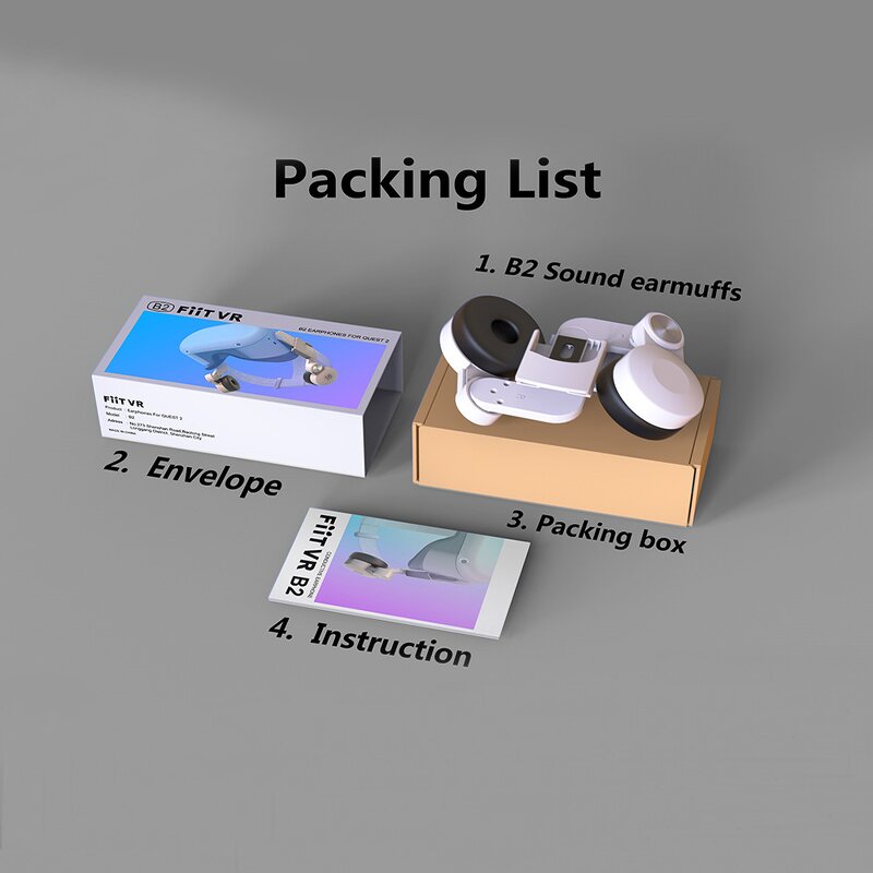 VR Earmuffs Manufacturer - OEM for Oculus Quest 2 Noise Reduction Enhanced Sound