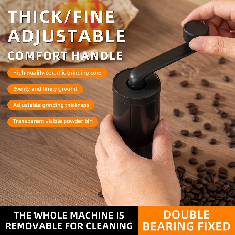 Manual Coffee Grinder Manufacturer - OEM Cheaper Hand Ceramics Core Cafe Mill