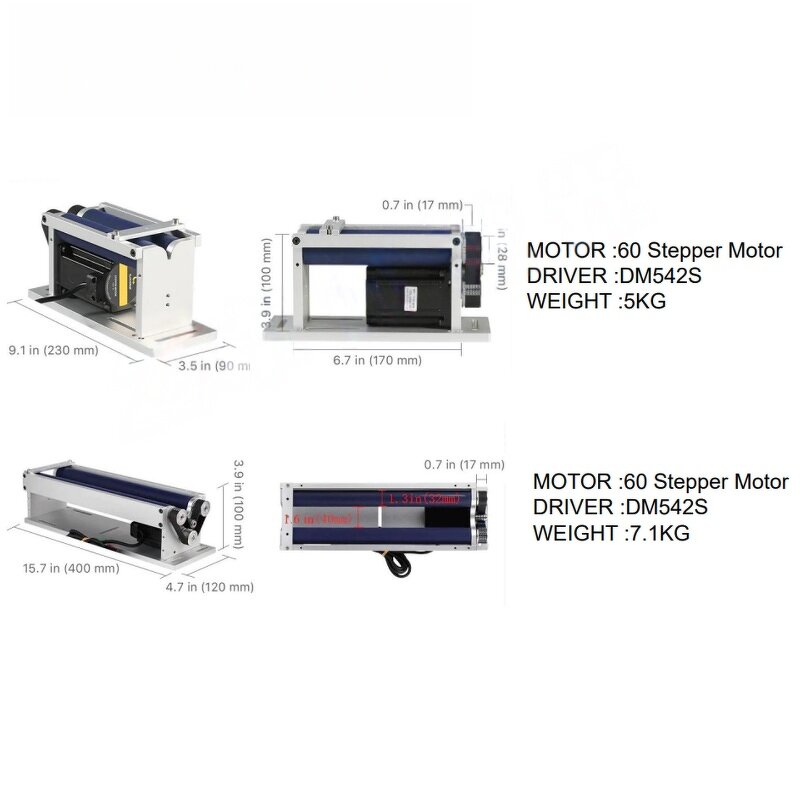 Laser Rotary Shaft Manufacturer - OEM with Driver for Fiber Laser Marking Machine