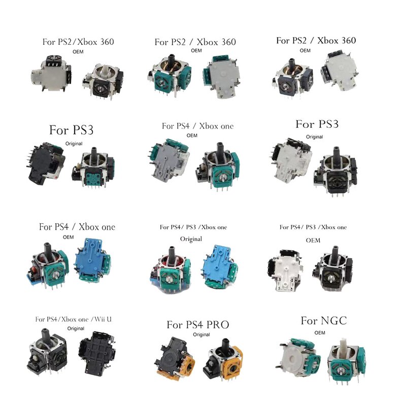 Joystick Sensor Manufacturer - OEM for PS5 PS4 PS3 Xbox 360 Universal Repair Parts