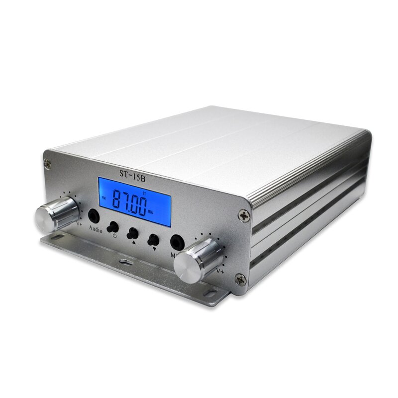 FM Transmitter Kit Manufacturer - OEM STRF ST-15BV2 15W Stereo PLL with Antenna