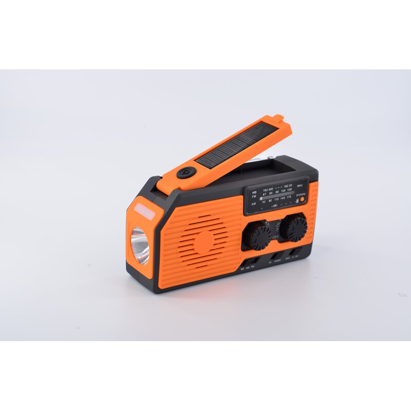 Emergency Radio Power Bank Manufacturer - OEM Solar Hand Crank AM FM NOAA 5000mAh