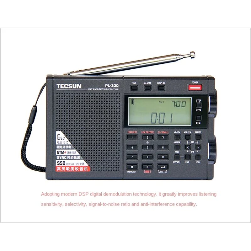 Portable Radio Manufacturer - OEM PL-330 FM/LW/SW/MW SSB All-band