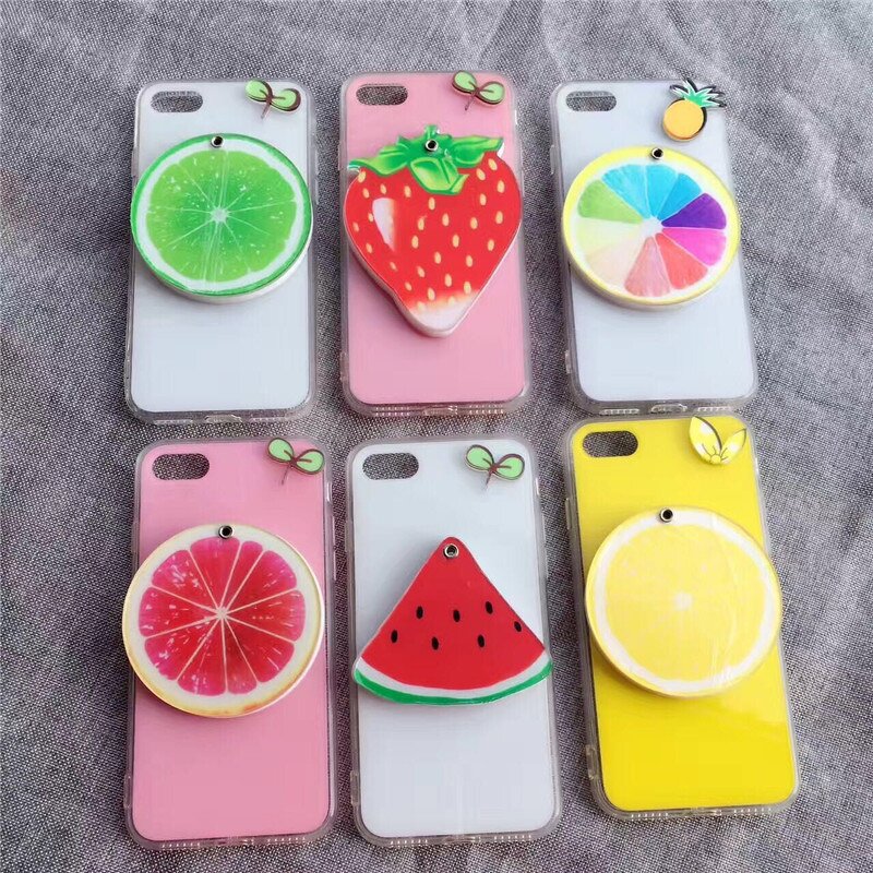 Phone Case Manufacturer - OEM Fashion 3D Fruit Mirror for iPhone 8 Soft TPU