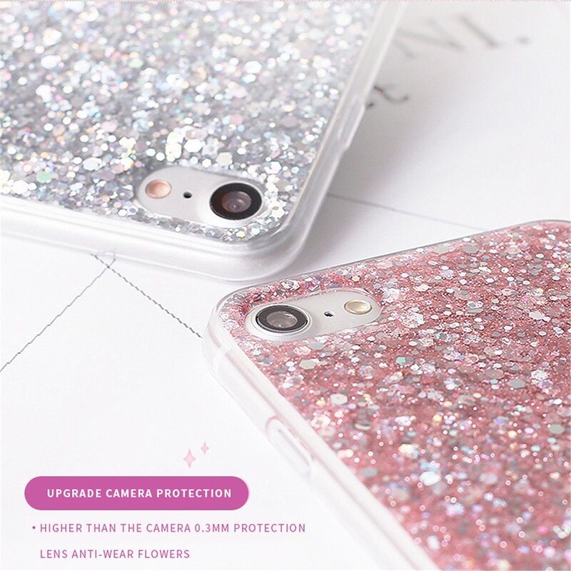 Phone Case Manufacturer - OEM Silicon Bling Glitter Crystal for iPhone 6 6S