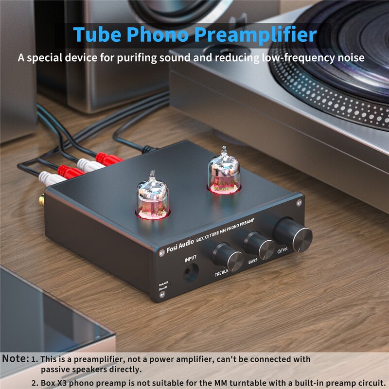 Phono Preamp Manufacturer - OEM Fosi Audio with 5654W Vacuum Tube Amplifier