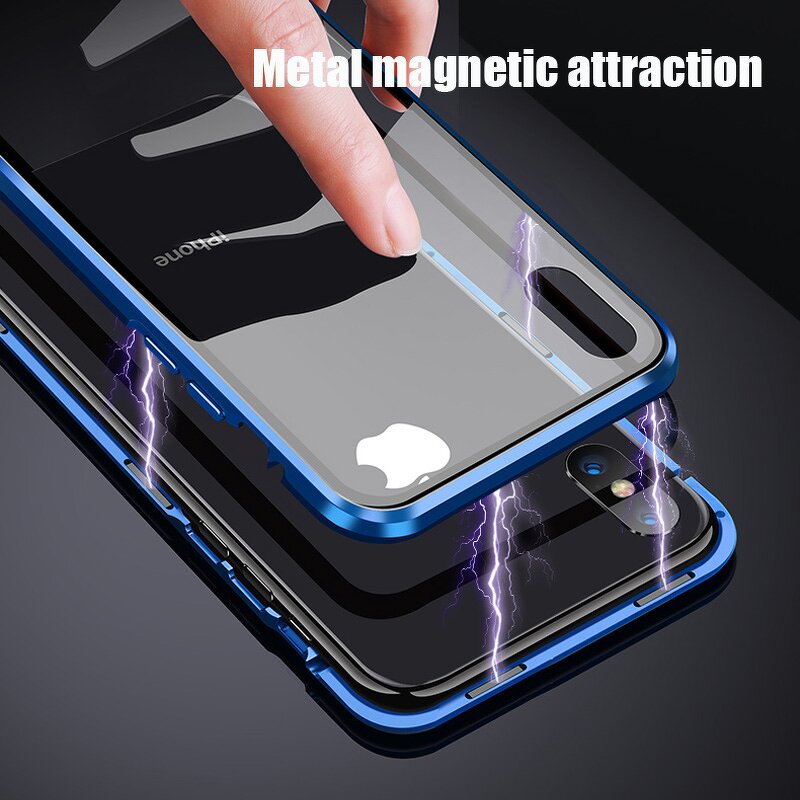 Metal Phone Case Manufacturer - OEM 360 Magnetic for iPhone 11 Pro Max XR XS