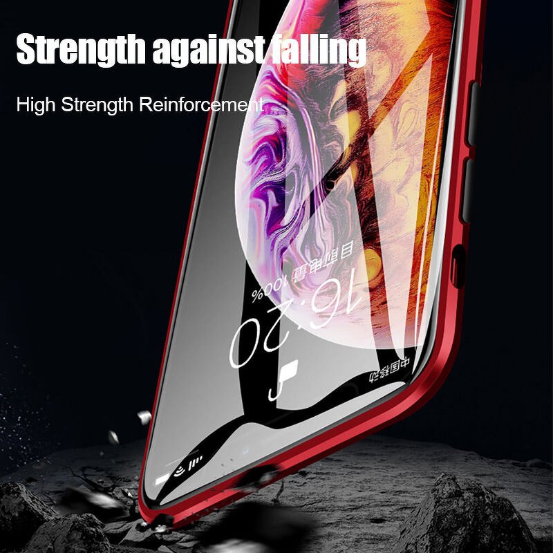Metal Phone Case Manufacturer - OEM 360 Magnetic for iPhone 11 Pro Max XR XS