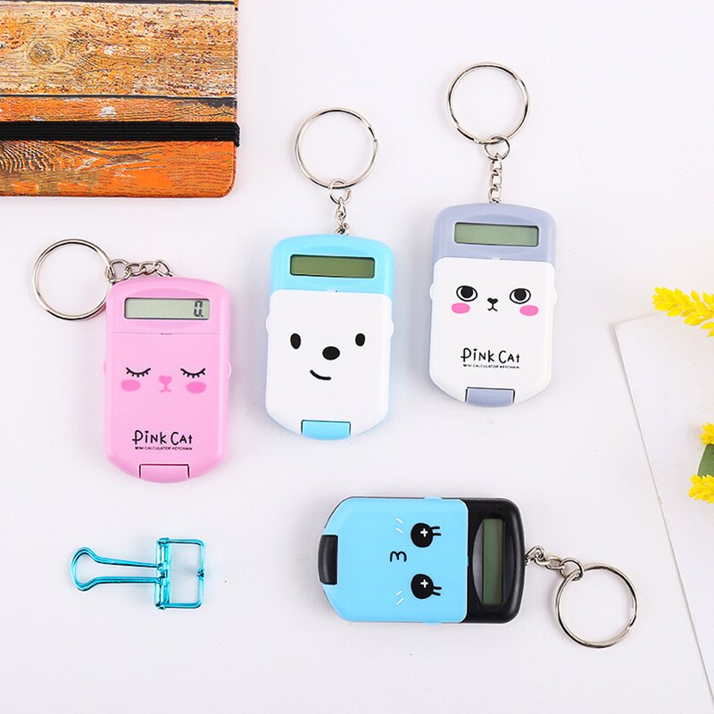 Calculator Keychain Manufacturer - OEM Custom Logo Mini Plastic Portable