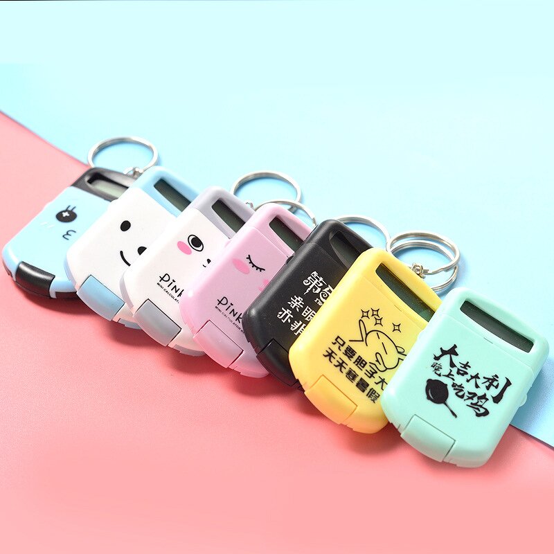 Calculator Keychain Manufacturer - OEM Custom Logo Mini Plastic Portable