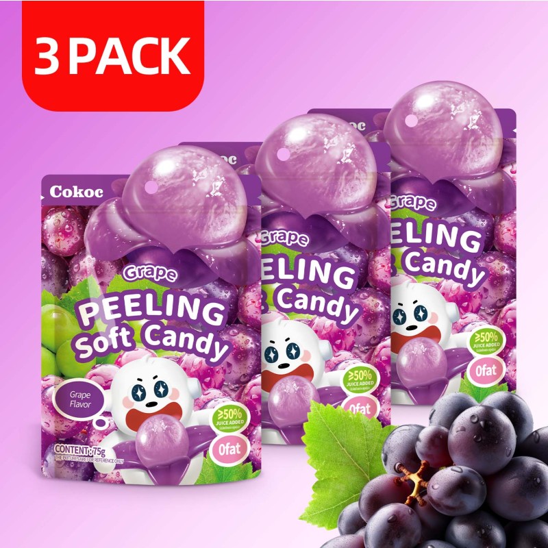 Gummy Candy Factory - OEM Hard Texture Fruit Flavors Bag Packaging