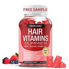 Hair Growth Gummy Manufacturer - OEM Collagen Biotin Multivitamin Supplement