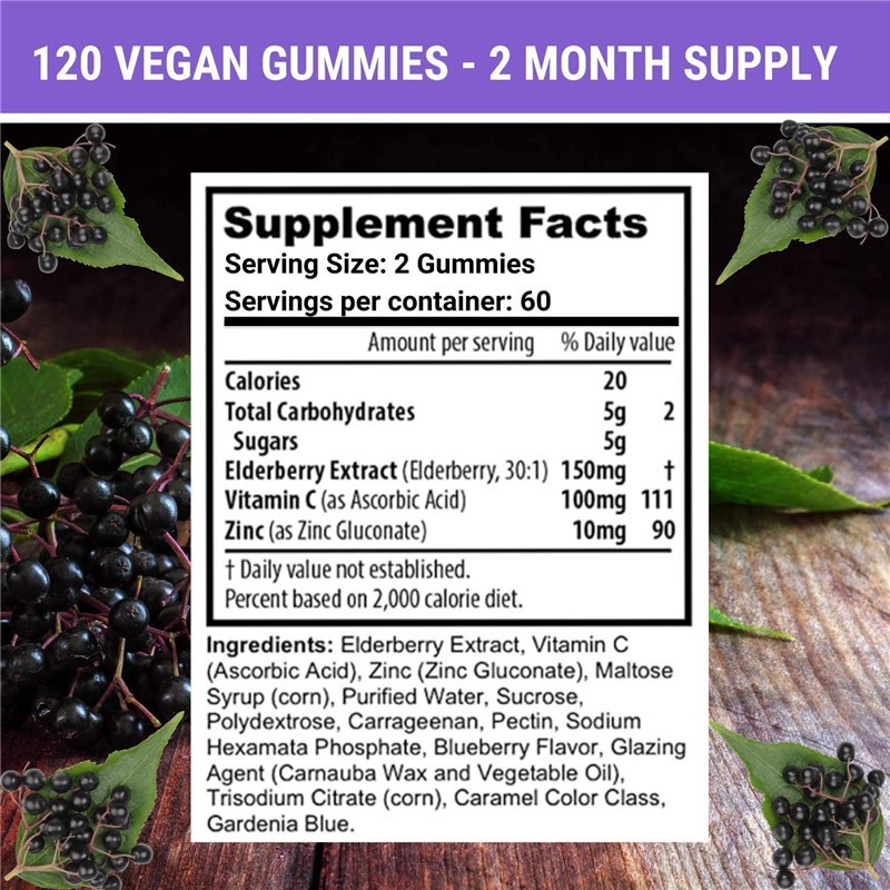 Elderberry Gummies Manufacturer - OEM Private Label Candy Supplement