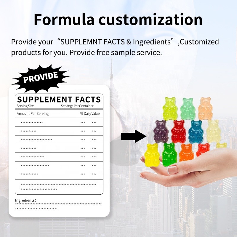 Sleep Gummies Factory - OEM Vegan Melatonin Muscle Recovery Bear