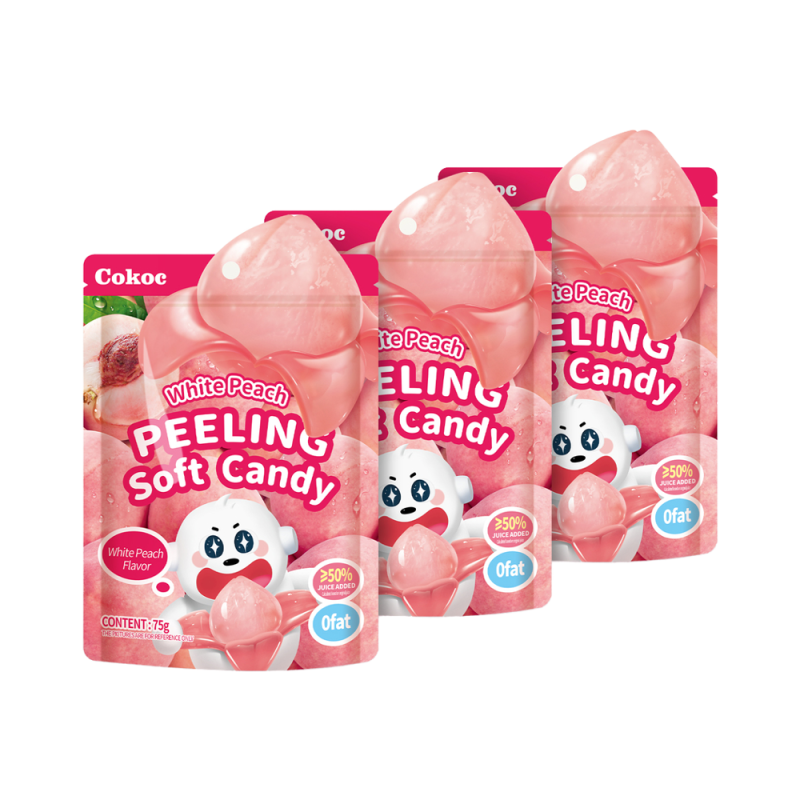 Gummy Candy Manufacturer - OEM 75g Hard Texture Fruit Flavors Bag