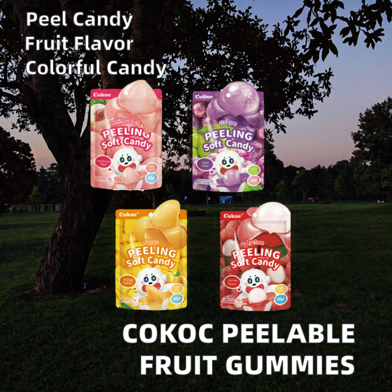 Peelable Gummy Factory - OEM Cokoc Brand Fruit Flavors Soft Jelly