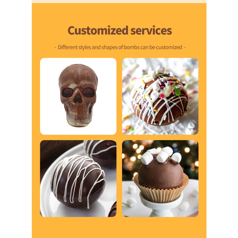 Hot Chocolate Bomb Manufacturer - OEM Christmas Halloween Marshmallow