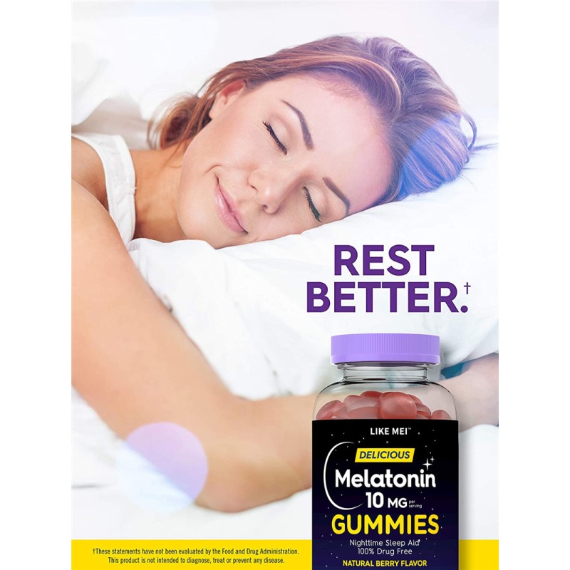 Melatonin Gummies Factory - OEM Kids Sleep 10mg Pectin Supplement
