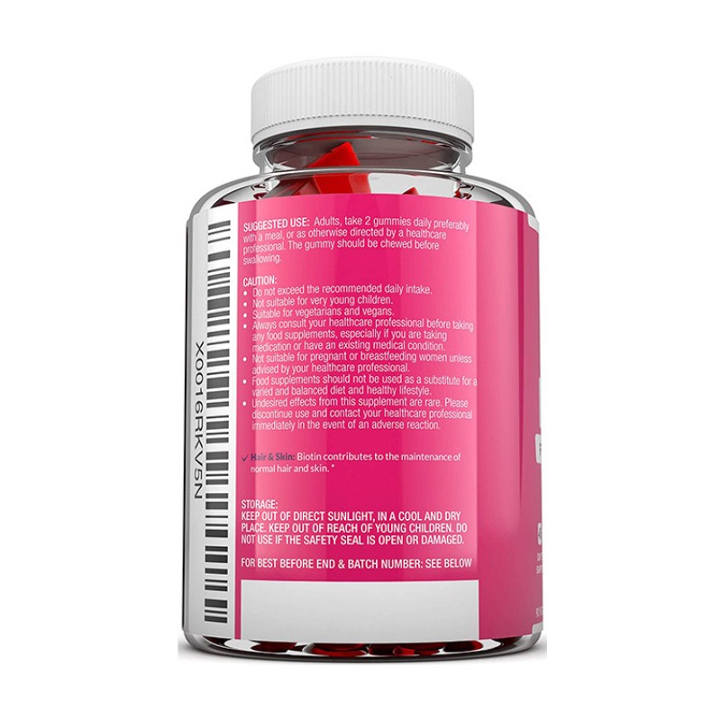 Halal Gummy Manufacturer - OEM Organic Biotin Vitamin Bears Supplement