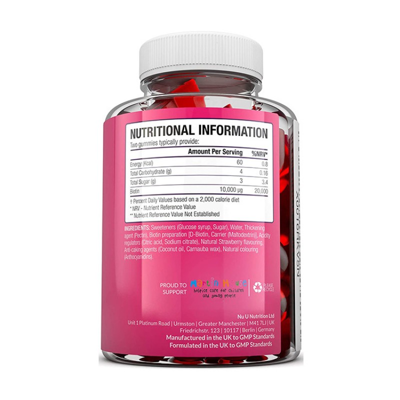 Halal Gummy Manufacturer - OEM Organic Biotin Vitamin Bears Supplement