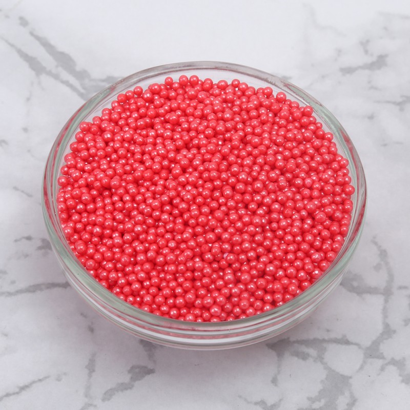 Edible Sprinkles Factory - OEM Halal Pearlescent Sugar Beads Cake Decorating