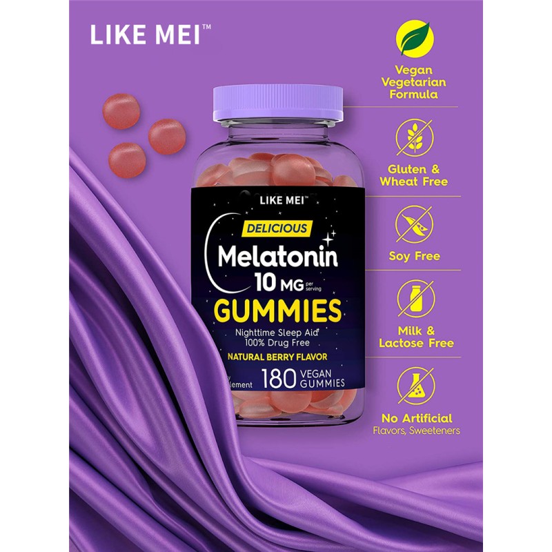 Melatonin Gummies Factory - OEM Kids Sleep 10mg Pectin Supplement