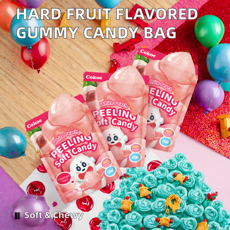 Gummy Candy Manufacturer - OEM Hard Texture Fruit Flavors Bagged