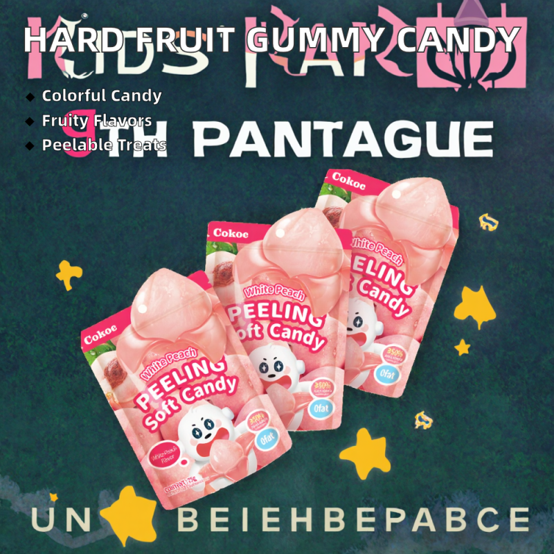 Gummy Candy Factory - OEM Hard Texture Fruit Flavors Coated Jelly