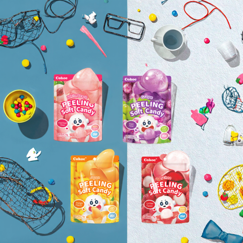 Peelable Gummy Factory - OEM Cokoc Brand Fruit Flavors Soft Jelly