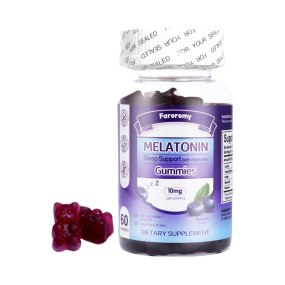 Melatonin Gummies Manufacturer - OEM Blueberry 10mg Sleep Aid Adult