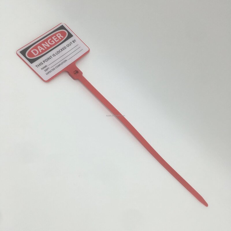 Electrical Safety Tag Manufacturer - OEM Polypropylene Single Use LOTO Lockout Tagout