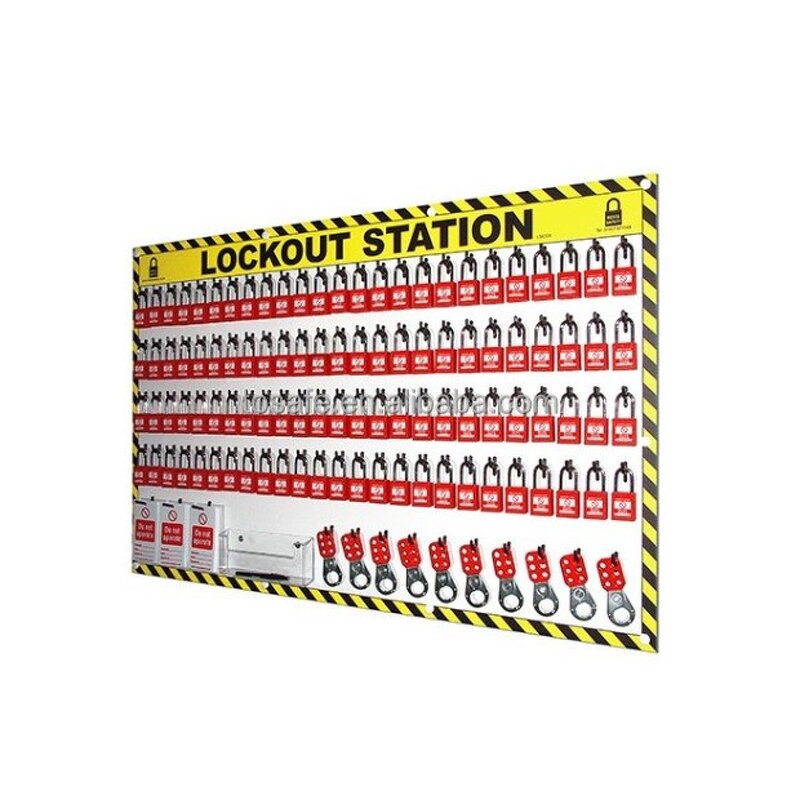 Lockout Cabinet Manufacturer - OEM 50 100 Padlocks Capacity Station