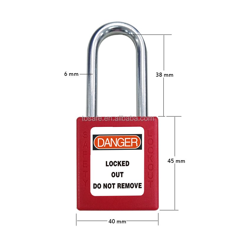 Safety Padlock Manufacturer - OEM Reliable Supply 16 Colors Replaceable Lock Shackle