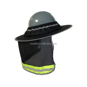 Hard Hat Sun Shield Manufacturer - OEM Yellow Orange Grey Blue Black Mesh Neck