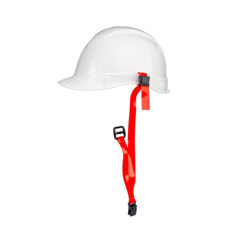 Hard Hat Tether Manufacturer - OEM Coil Hard Hat Lanyard with Clamp for Valuables
