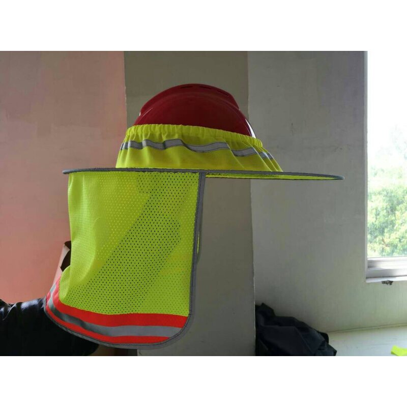 Hard Hat Sun Shade Manufacturer - OEM with Elastic to Defence the Sun