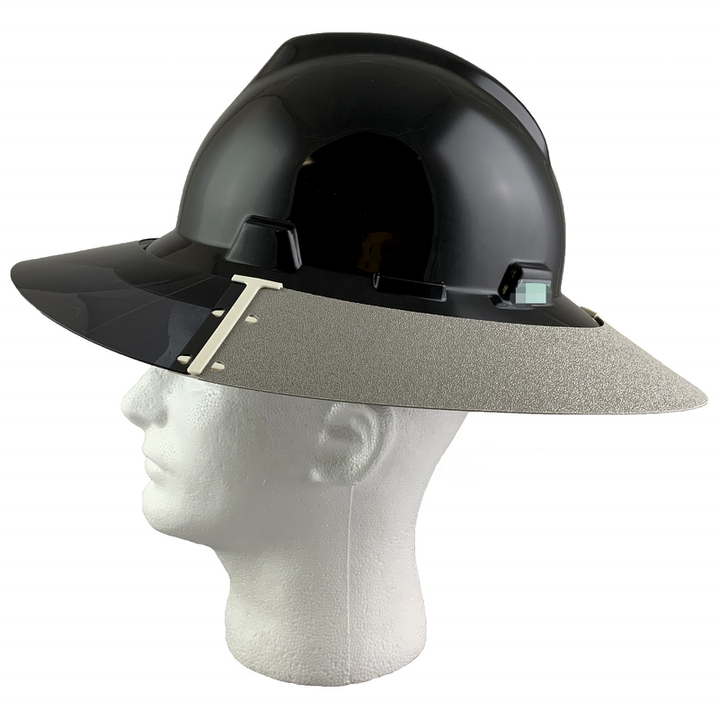 Hard Hat Sun Shield Manufacturer - OEM Cool Grey for Full Brim Style V-GUARD
