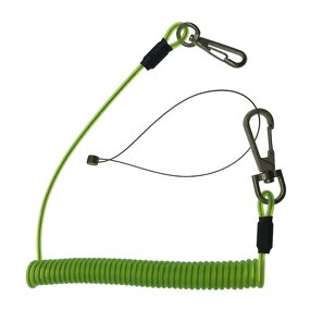 Tool Tether Manufacturer - OEM ToolGrip Coil with Self-locking Aluminum Carabiner