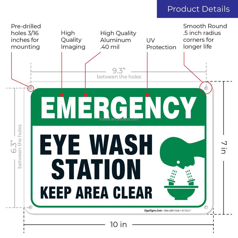 Safety Sign Manufacturer - OEM UV Printed 1mm Rust Free Aluminum Reflective