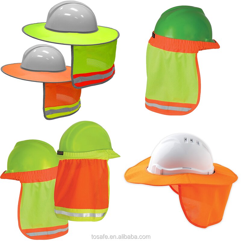 Hard Hat Sunshield Manufacturer - OEM Many Styles Stock Customized OEM Sunshade