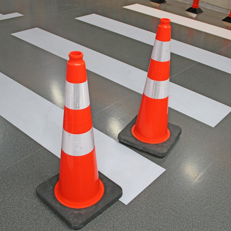 Traffic Cone Manufacturer - OEM 28 36 Inch High Reflective PVC with Black Base