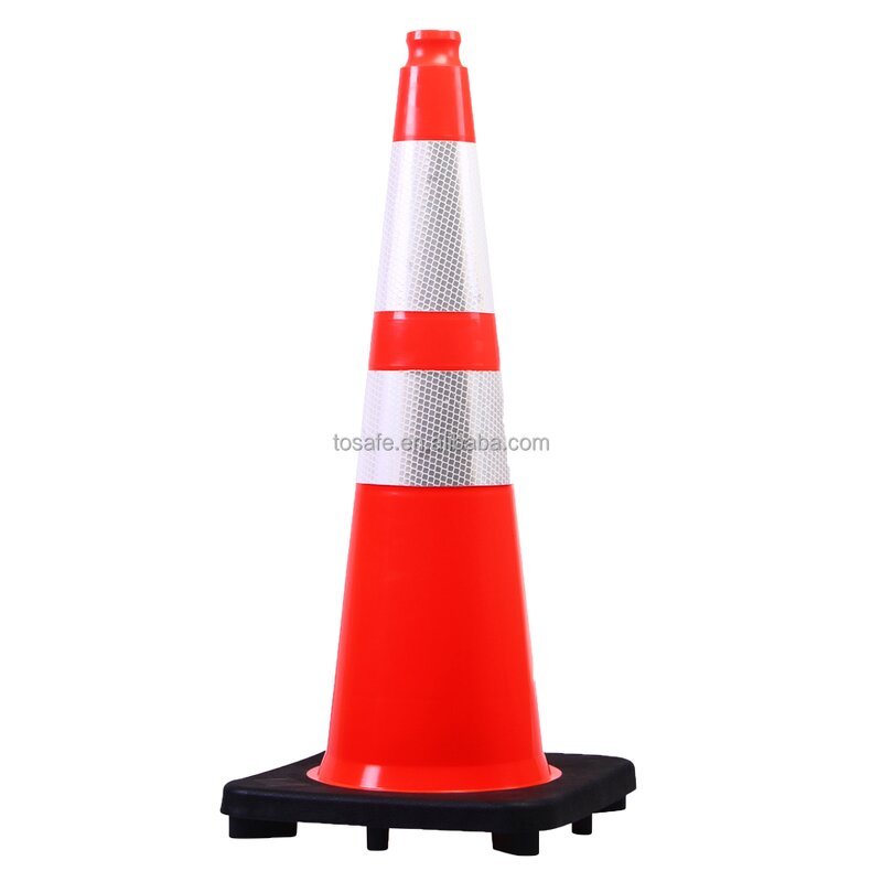 Traffic Cone Manufacturer - OEM 28 36 Inch High Reflective PVC with Black Base